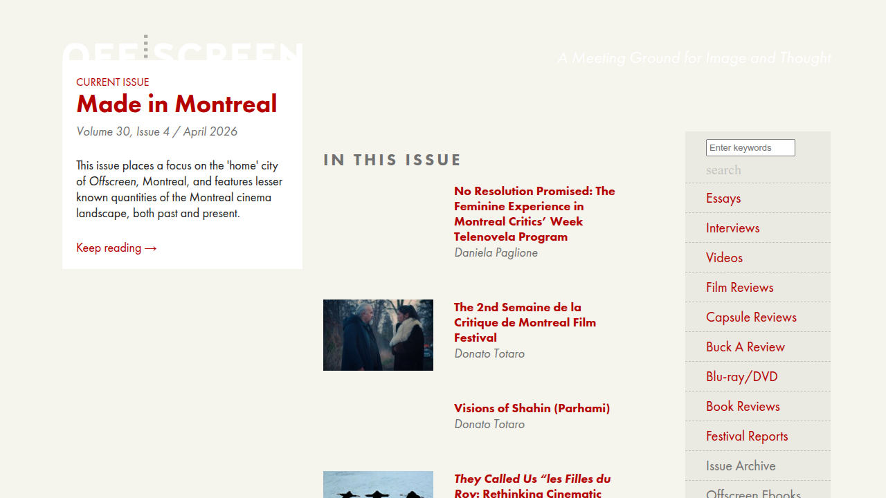Explore deep dives and analyses of film and visual culture on the Offscreen website.